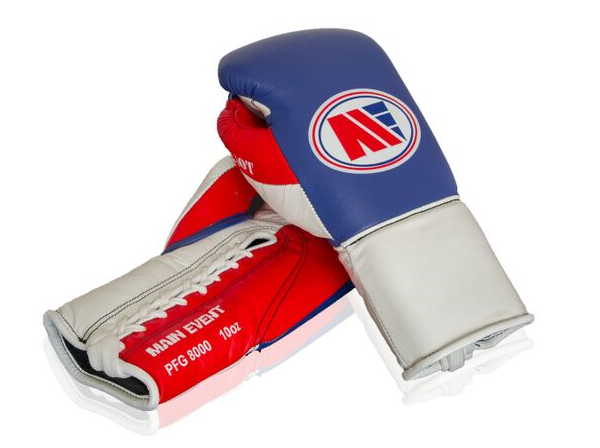 Main Event PFG 8000 Patriot Pro Fight Boxing Gloves Blue Top